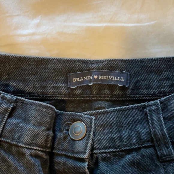 Brandy Melville button up jean skirt - Picture 3 of 4